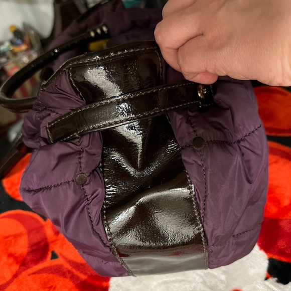 Purple Nylon Kate Spade Tote Bag Large Size - Picture 3 of 16